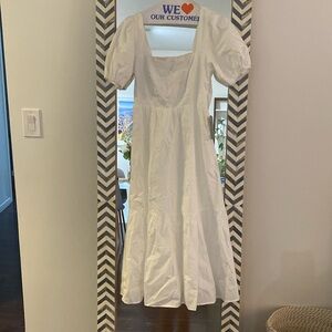 ASTR White Cotton Dress, NEW, Size: Small